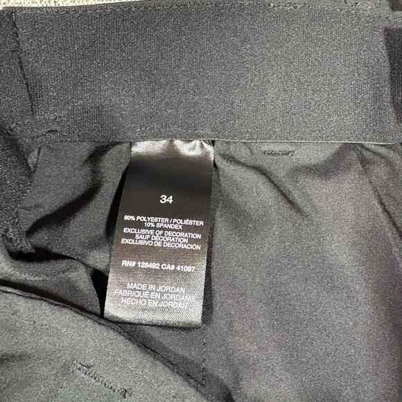 Greg Norman Mens 34Performance Flat Front Travel Golf Shorts Black - Picture 3 of 6